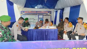 Kapolres Gowa Lakukan Pengecekan Kesiapan Pos PAM Nataru
