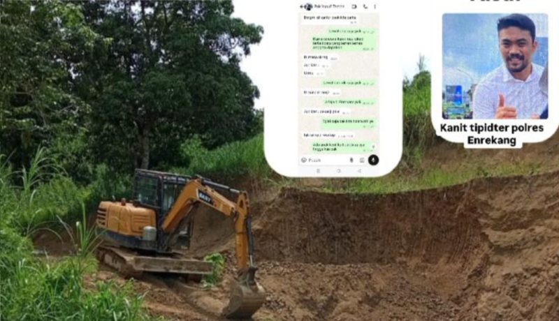 Diduga Melanggar Undang-undang Kode Etik Profesi Polri, Kini Kanit Tipidter Polres Enrekang Berubah Profesi Menjadi Pengelola Tambang Yang Diduga Ilegal
