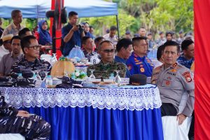 Pangdam XIV/Hsn Bersama Forkopimda Sulsel Dampingi Kunker Kasal di Takalar