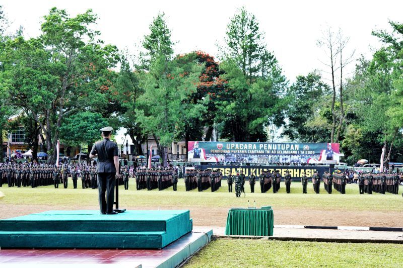 *Pangdam XIV/Hsn Pimpin Upacara Penutupan Dikmata TNI AD Gelombang I TA. 2025*