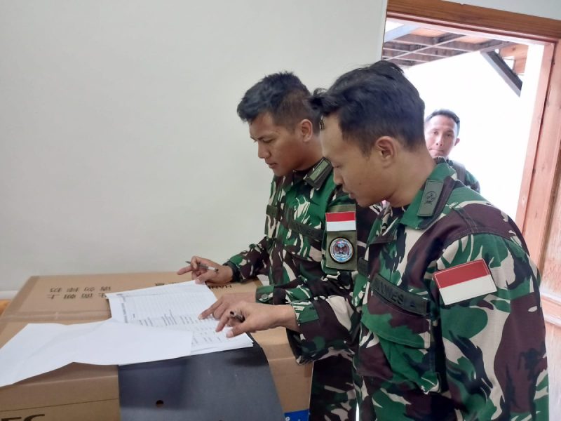 Satgas CIMIC XXXI-O Laksanakan VADB Training di Head Quarter, Old Camp, Naqoura