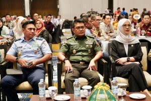 Kapoksahli Pangdam XIV/Hsn Hadiri Rakor Evaluasi Tahapan Pemilihan Gubernur dan Wakil Gubernur Sulsel TA. 2024