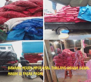 Ada Apa…?? “Kepala bidang Pasilitas Kepabeanan Beacukai Kalteng”Diduga Tutup Mata, Selundupan Bawang Merah Impor Asal Thailand Bebas Diperjualbelikan Dipasar
