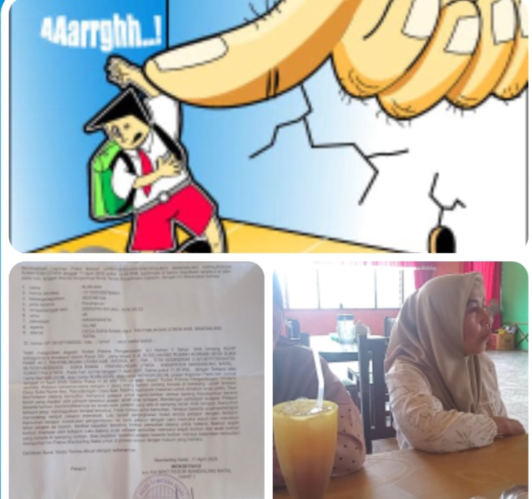 Diduga Dikeroyok, Ibu dan Anak Yatim Desa Sukaramai Minta Pertolongan Polisi