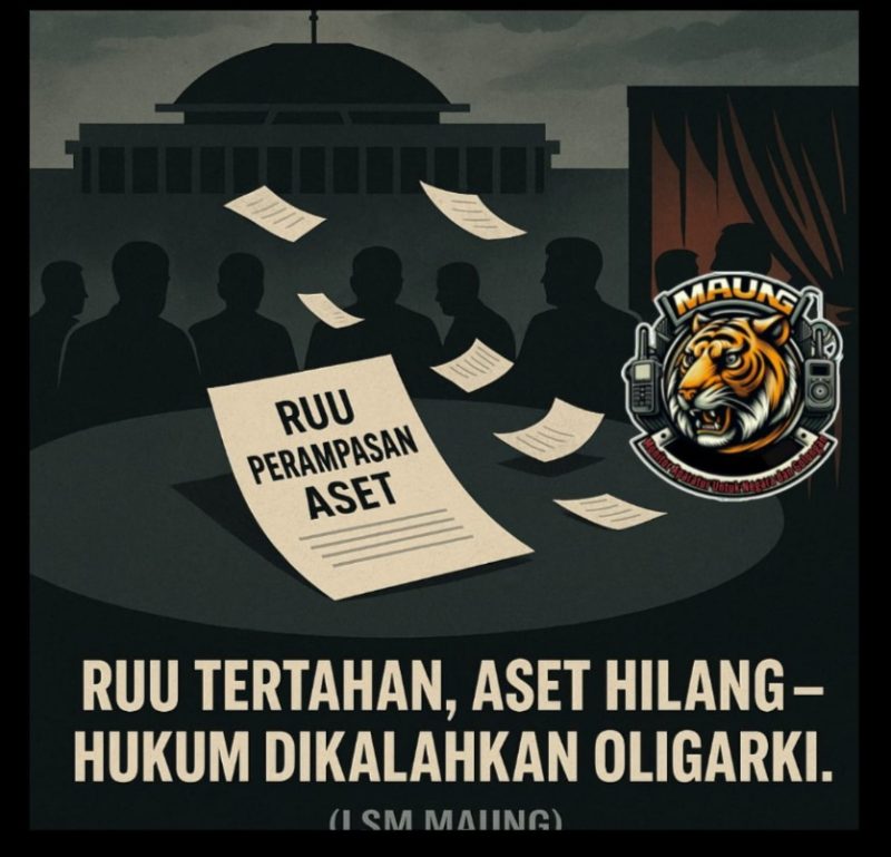 RUU Perampasan Aset Mandek: DPR Bungkam, Koruptor Menang?