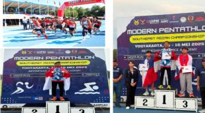 Atlet Kodam XIV/Hsn Borong Medali di Kejuaraan Modern Pentathlon Southeast Asian Championship 2025