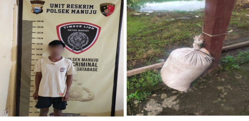 Ops Pekat Lipu 2025, Unit Reskrim Polsek Manuju Amankan Pelaku Peredaran Miras Jenis Ballo