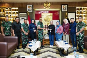*Jalin Silaturahmi, Pangdam XIV/Hasanuddin Sambut Rombongan Biro Kompas TV Makassar*